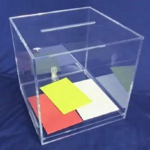 Thùng phiếu mica bầu cử