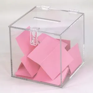 Thùng phiếu mica bầu cử